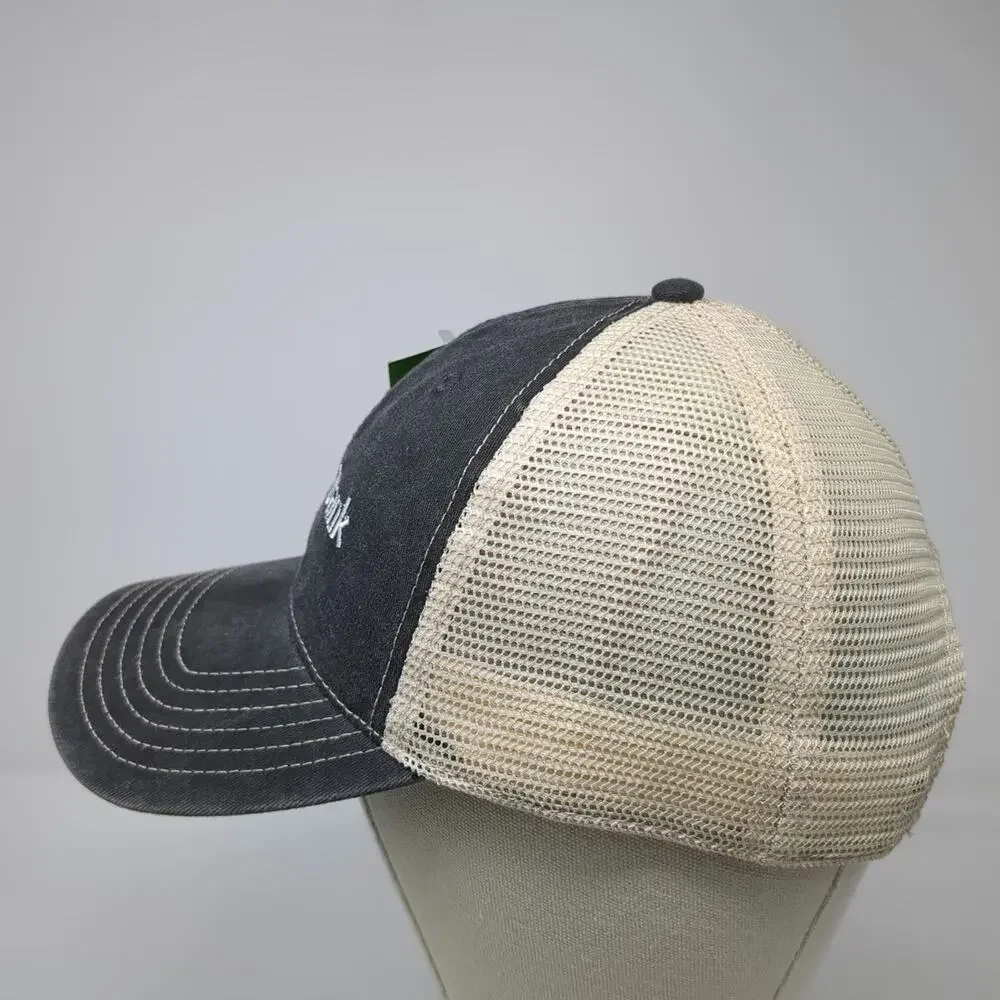 Cap America Trucker Hat Gray One Size Abington Bank Mesh Snapback Distressed